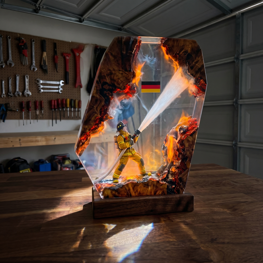 Feuerwehr Harzlampe